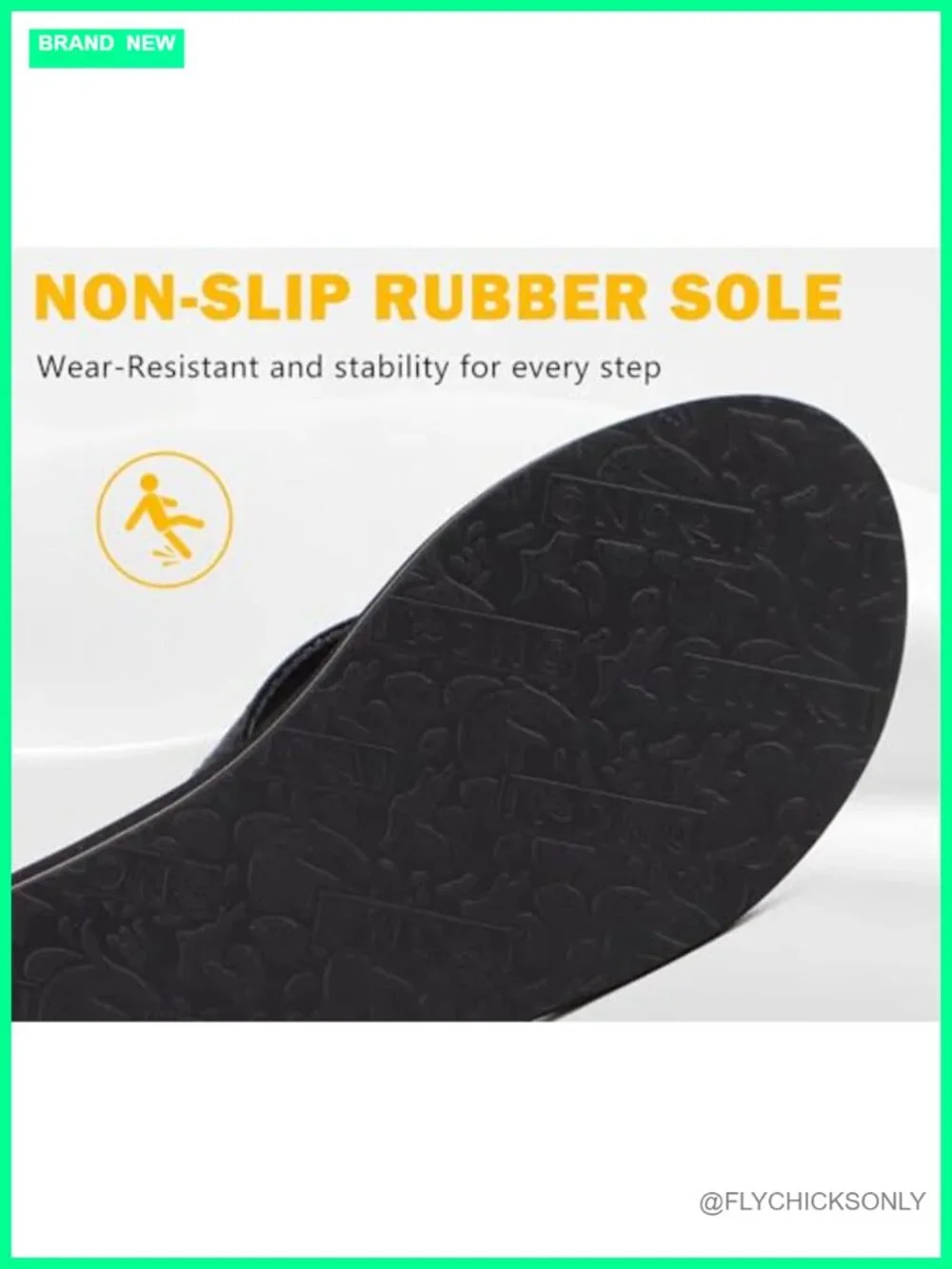 Women's Flip Flops with Arch Support Soft EVA Insole Non Slip Waterproof Thong